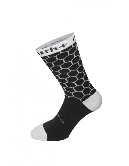 Chaussettes vélo femme dépareillées FASHION20 Zero RH+ Black&White