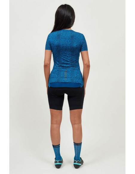 Maillot vélo femme SUPER LIGHT Zero RH+ Crocodile Blue