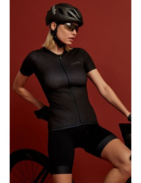 Maillot vélo femme SUPER LIGHT Zero RH+ Black Leopard